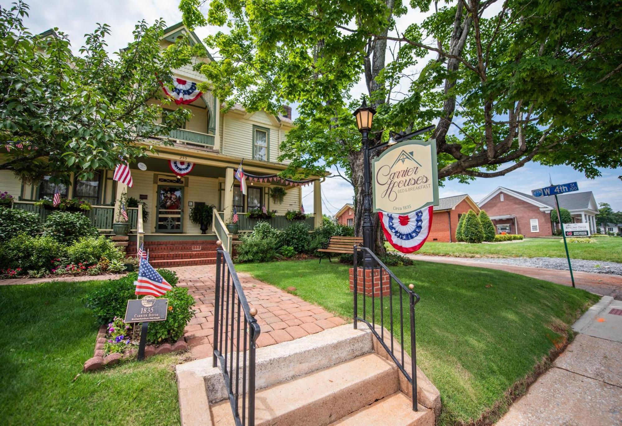 Carrier Houses Bed & Breakfast Rutherfordton Eksteriør bilde